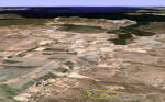 Dorttepe, Bodrum Land - View to west (Google Earth)