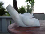 Lady Arabella 7 - A marble sculpture by Cliff Fraser