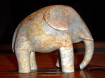 Elephant Fil 11 - A marble sculpture by Cliff Fraser