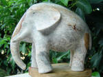Elephant Fil 14 - A marble sculpture by Cliff Fraser