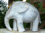Elephant Fil 4 - A marble sculpture by Cliff Fraser