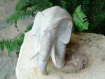 Elephant Fil 7 - A marble sculpture by Cliff Fraser