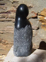 The Marble Monk 7 - A marble sculpture by Cliff Fraser