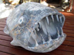 Deep Sea Fish Sculpture -  A marble sculpture by Cliff Fraser [In progress - Stage 6]