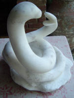 Love Snakes 6 - A marble sculpture by Cliff Fraser