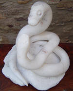 Love Snakes 7 - A marble sculpture by Cliff Fraser
